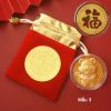 Đồng Xu Hổ Vàng 24k tặng kèm túi gấm 2022 - anh 4